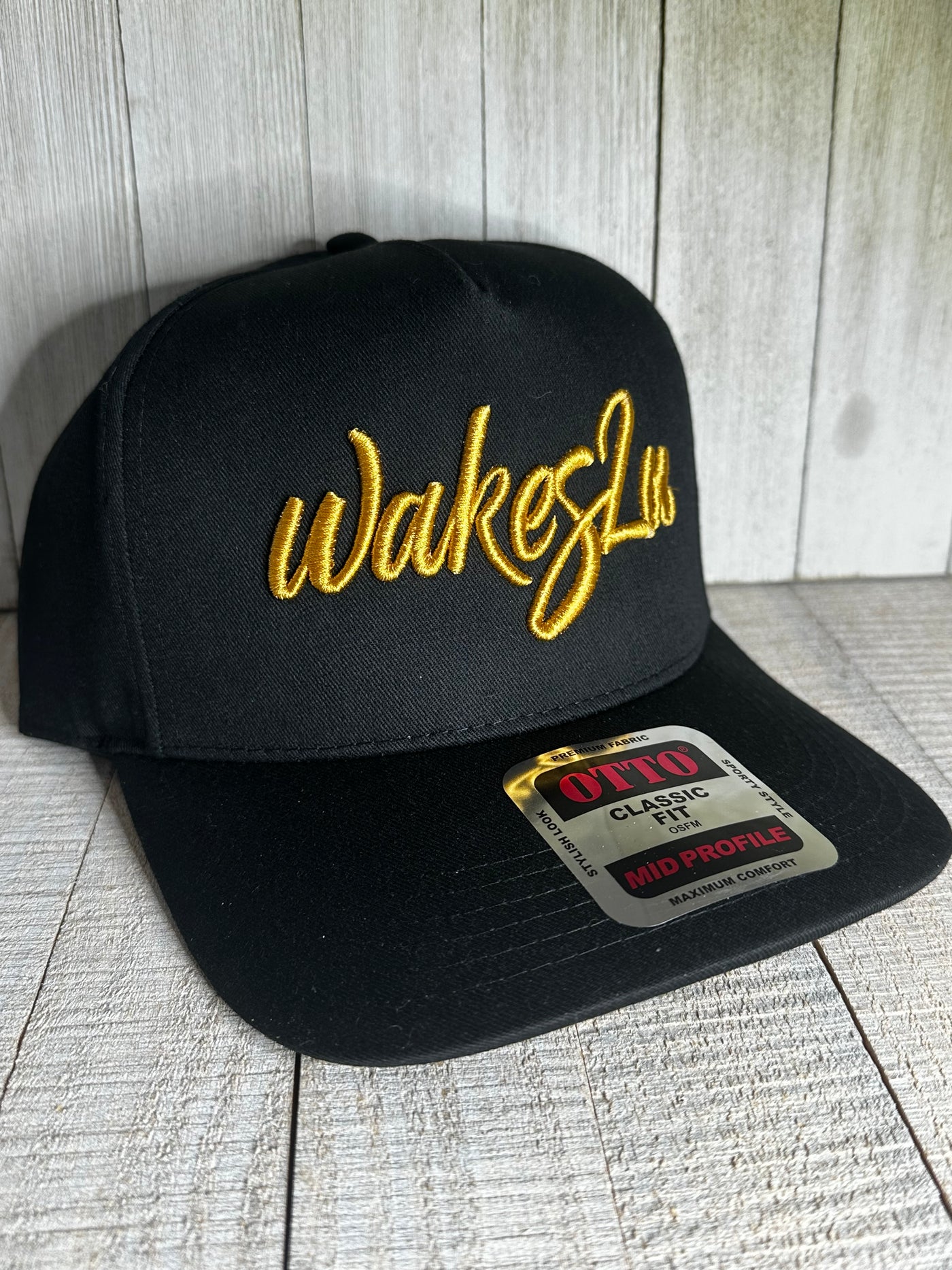 Wakes2u 5 panel hat - Black